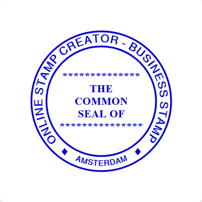 Company stamp design sample 2