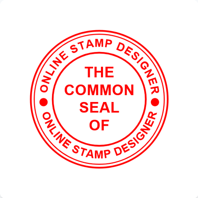 Company stamp design sample 3